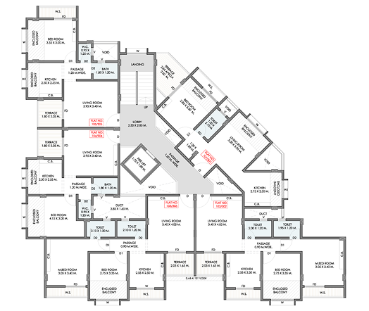 Typical 2nd Floor Plan